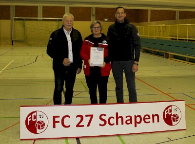 Überraschung in der Sporthalle in Spelle